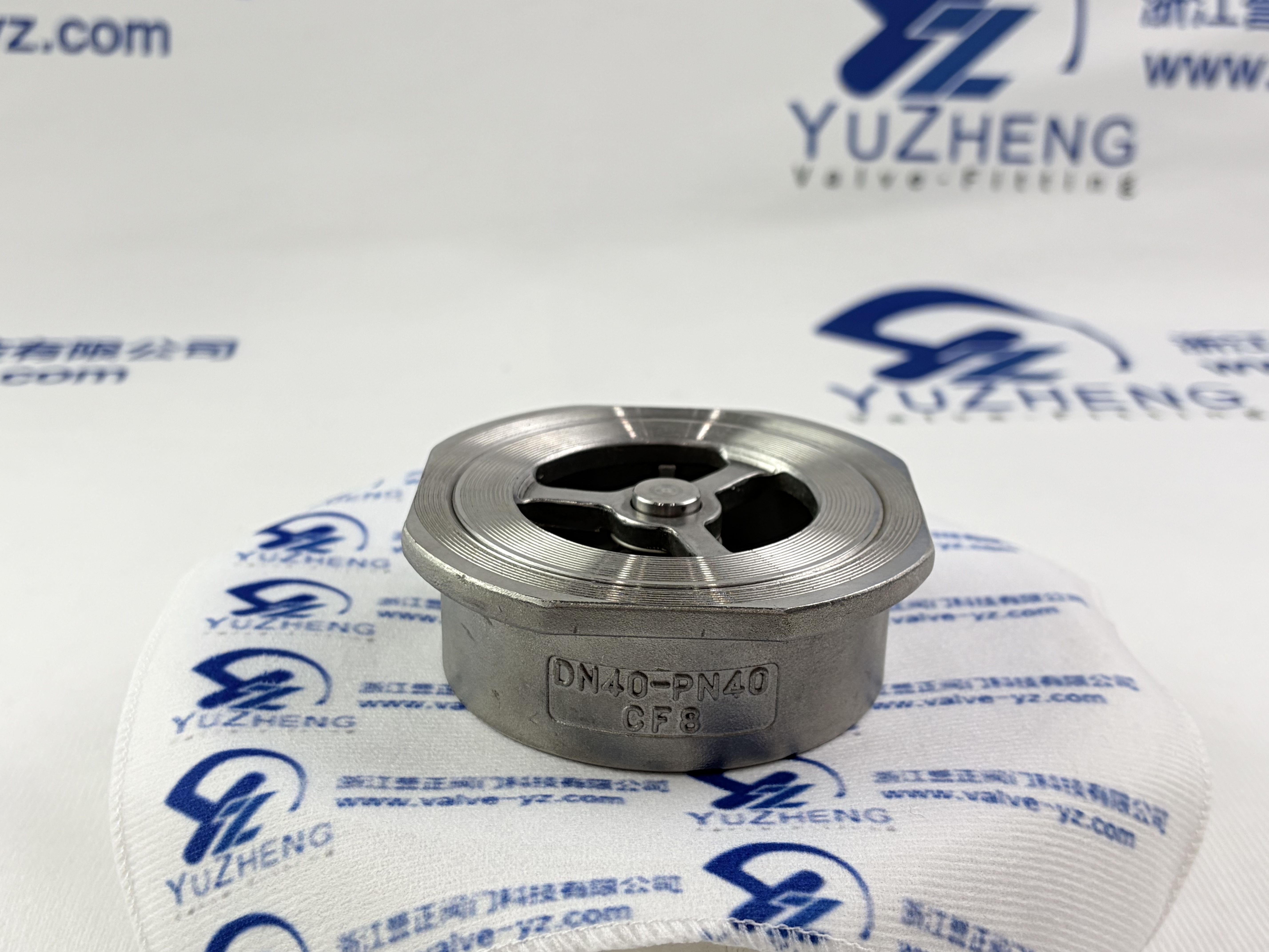 DIN H71W Stainless Steel Disc Type Wafer Four-corner Check Valve